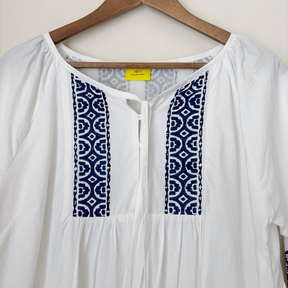 Roller Rabbit Mona Border Maricruz Dress XL Resortwear - Picture 3 of 9